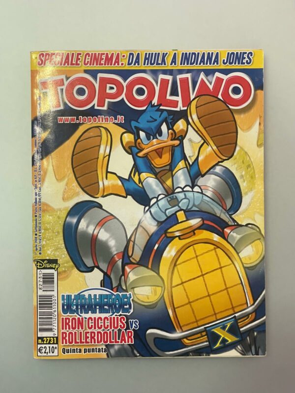 Corrado Mastantuono - Disegno originale copertina Topolino 2731 Paperinik