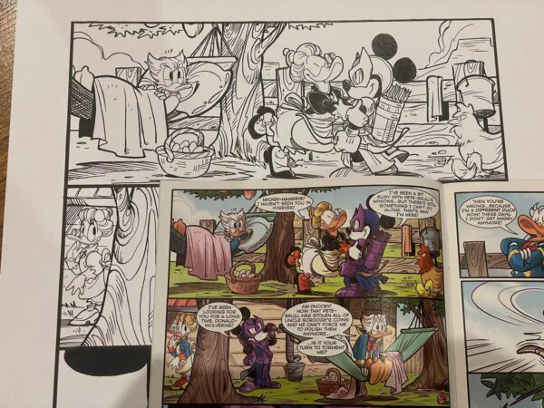 Giada Perissinotto - Tavola originale What if Donald Duck became Wolverine #1 pag. 4