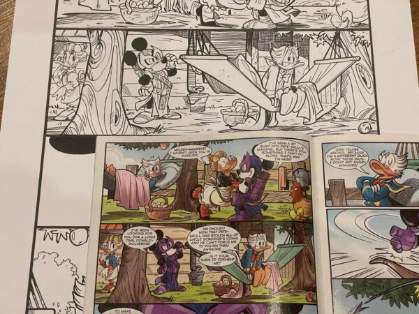 Giada Perissinotto - Tavola originale What if Donald Duck became Wolverine #1 pag. 4