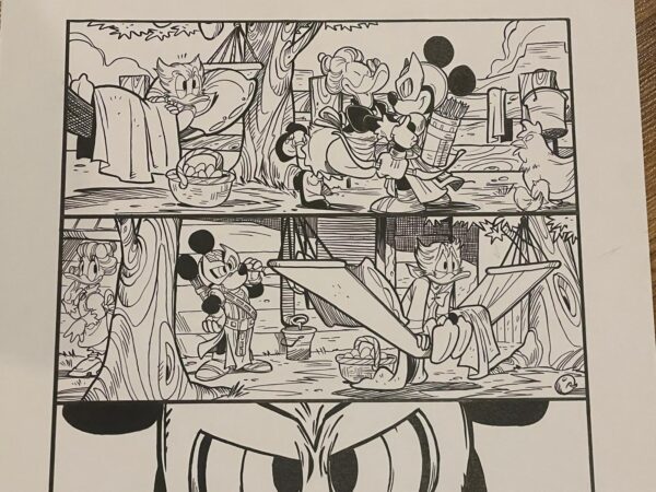 Giada Perissinotto - Tavola originale What if Donald Duck became Wolverine #1 pag. 4