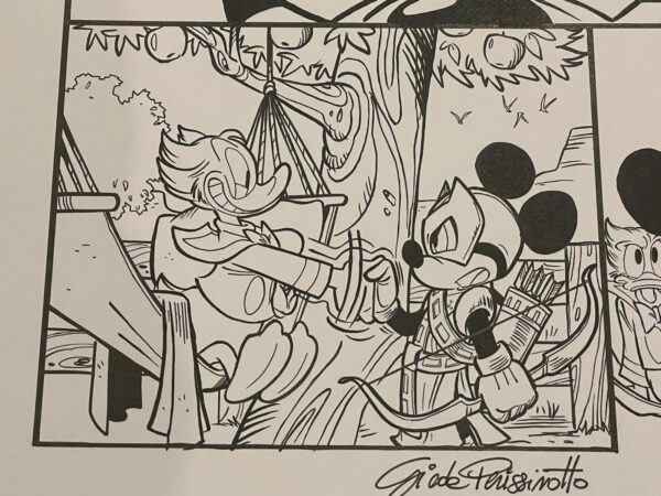 Giada Perissinotto - Tavola originale What if Donald Duck became Wolverine #1 pag. 4