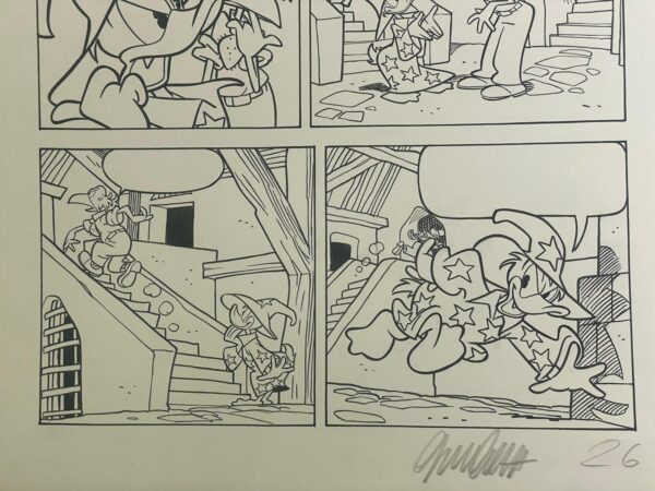 Giorgio Cavazzano - Tavola originale "Paperino e il magico riscatto" Pag. 26