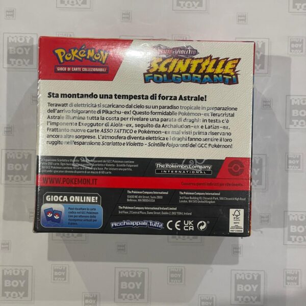Pokemon Box 36 ITA Scarlatto e Violetto Scintille Folgoranti SEALED .