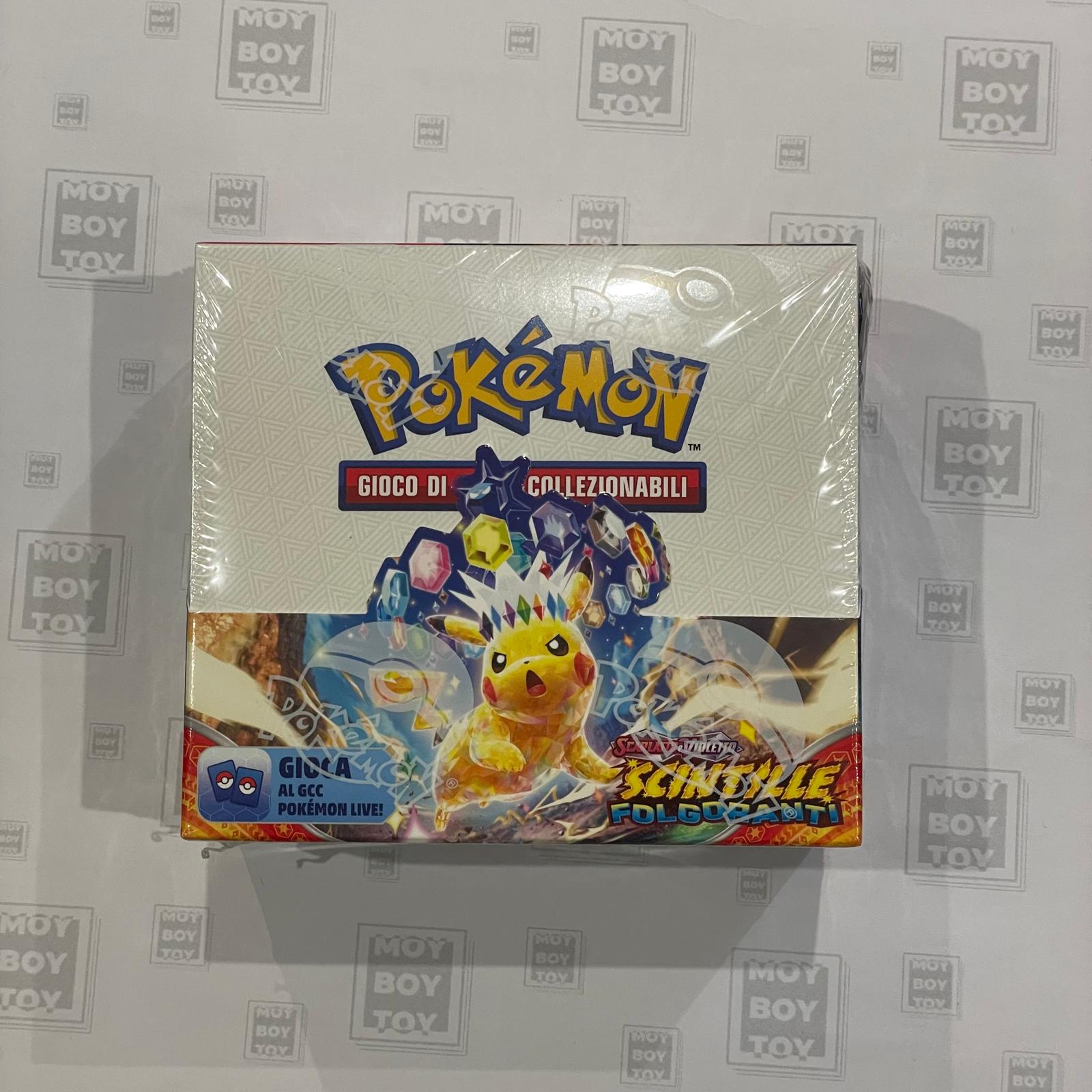 Pokemon Box 36 ITA Scarlatto e Violetto Scintille Folgoranti SEALED .