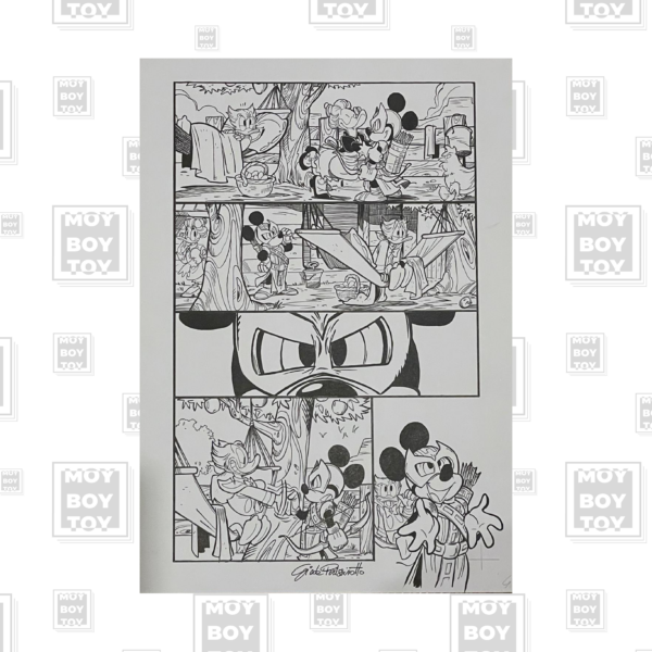Giada Perissinotto - Tavola originale What if Donald Duck became Wolverine #1 pag. 4