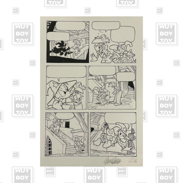 Giorgio Cavazzano - Tavola originale "Paperino e il magico riscatto" Pag. 26