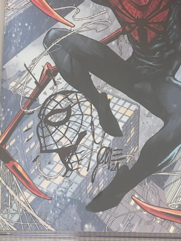 Ultimate Spider-man #1 variant "scrigno" limitata 1000ex Sketchato e Firmato da Marco Checchetto CGC Signature Series 9.8