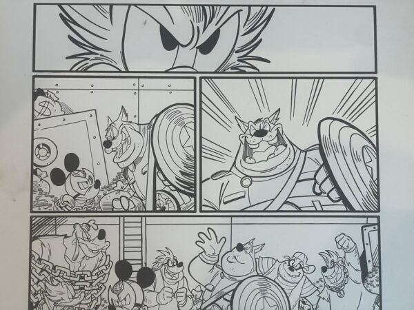 Giada Perissinotto - Tavola originale What if Donald Duck became Wolverine #1 pag. 20