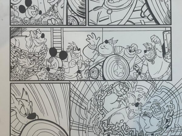 Giada Perissinotto - Tavola originale What if Donald Duck became Wolverine #1 pag. 20