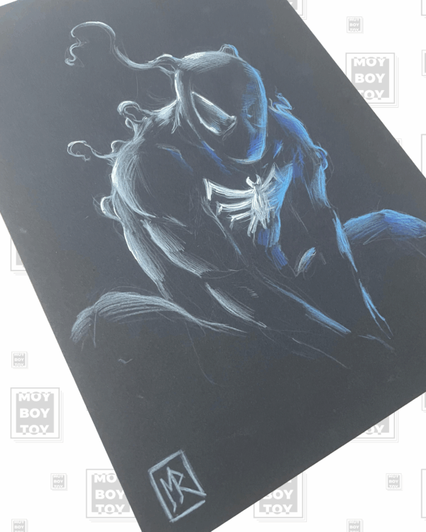 Manuel RIcci - Original Black Spider-Man 21x29cm