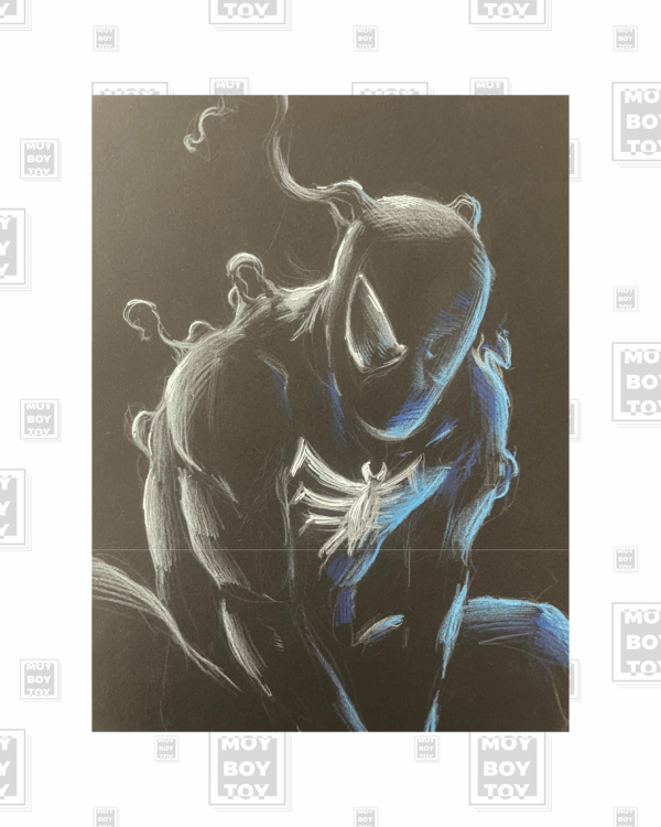 Manuel RIcci - Original Black Spider-Man 21x29cm