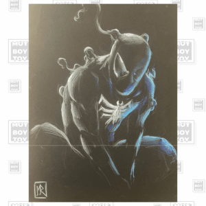 Manuel RIcci - Original Black Spider-Man 21x29cm