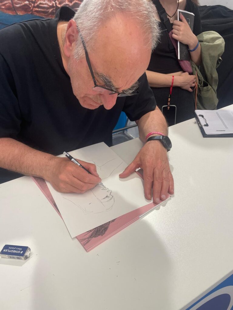 Tanino Liberatore al Napoli Comicon 2025