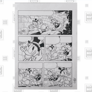 Casty – Tavola originale "Zio Paperone e la maschera di Sberleff" pag. 4 (Pubblicata su Topolino 3644) (Copia)