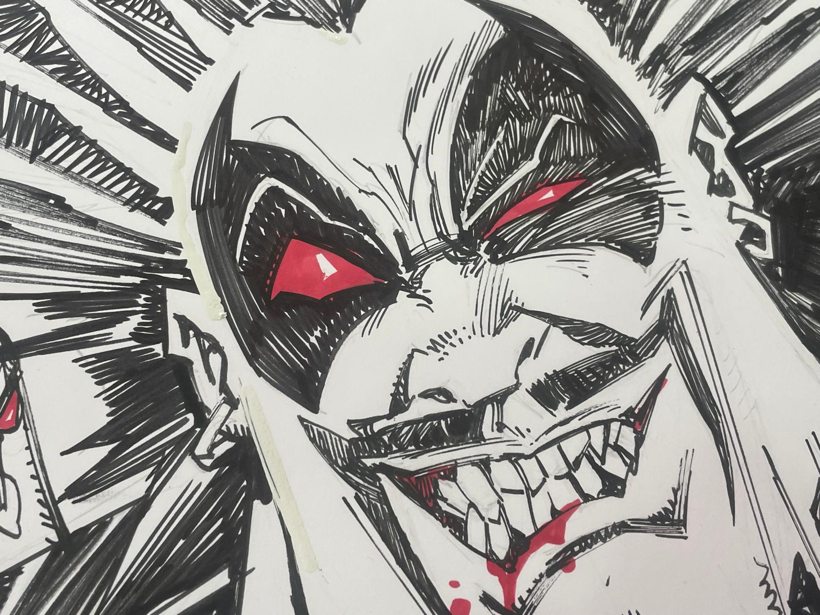 John McCrea - Original Lobo headshot 29,5x21cm