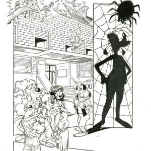 Francesco D'Ippolito - Tavola originale What if Goofy became Spider-Man Pag. 1