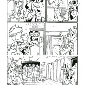 Francesco D'Ippolito - Tavola originale What if Goofy became Spider-Man Pag. 5
