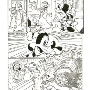 Francesco D'Ippolito - Tavola originale What if Goofy became Spider-Man Pag. 8