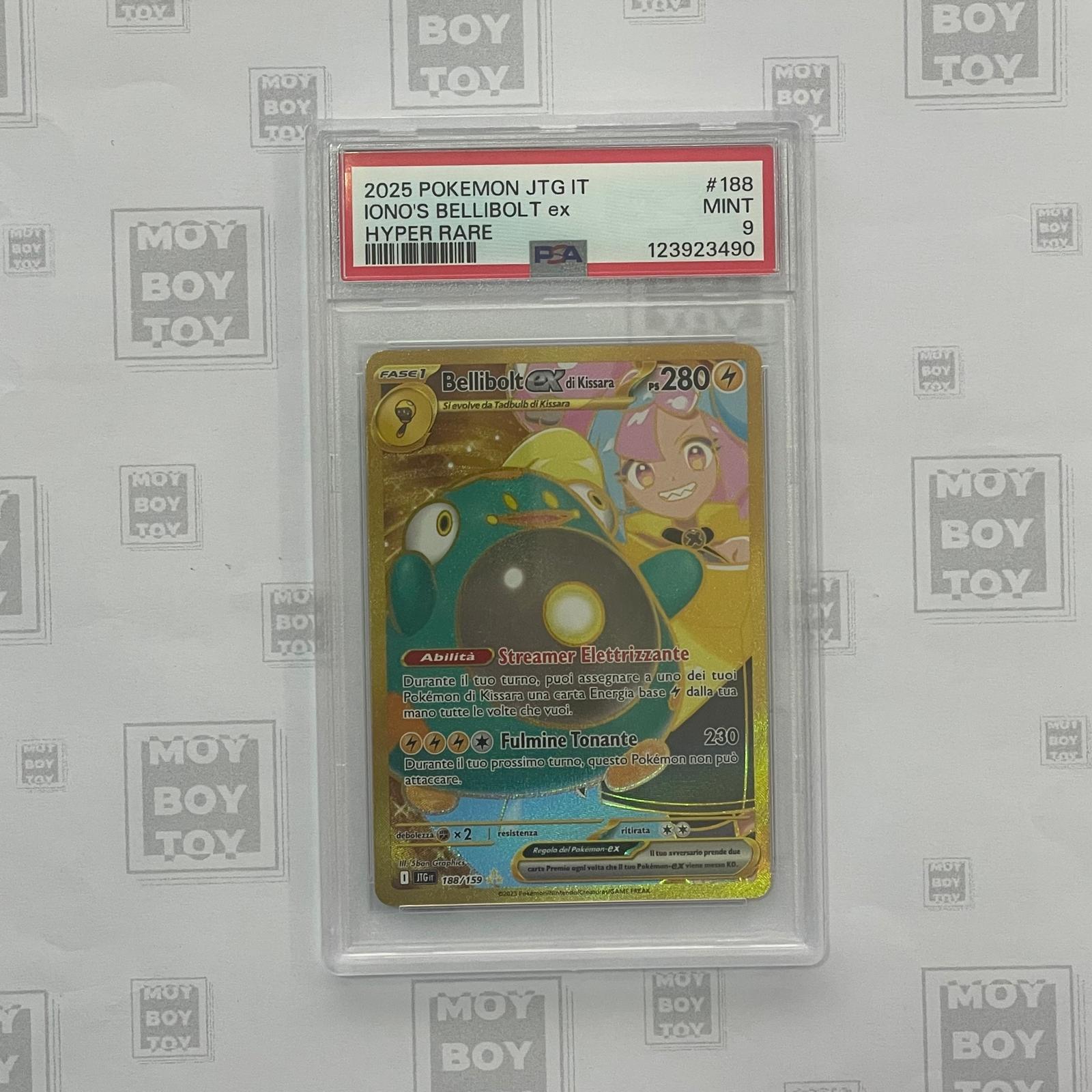 Bellibolt Ex di Kissara PSA 9 188/159 Avventure Insieme ITA