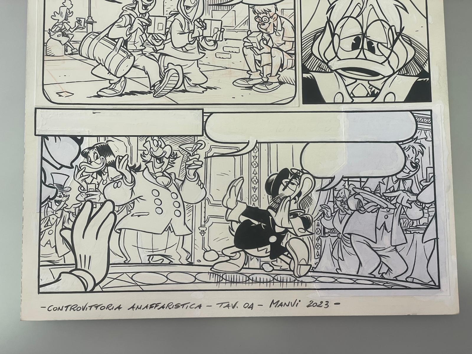 Vitale Mangiatordi - Tavola originale Zio Paperone e la controvittoria anaffaristica Pag. 04
