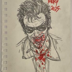 Glenn Fabry - Cassidy colour drawing 21x15cm