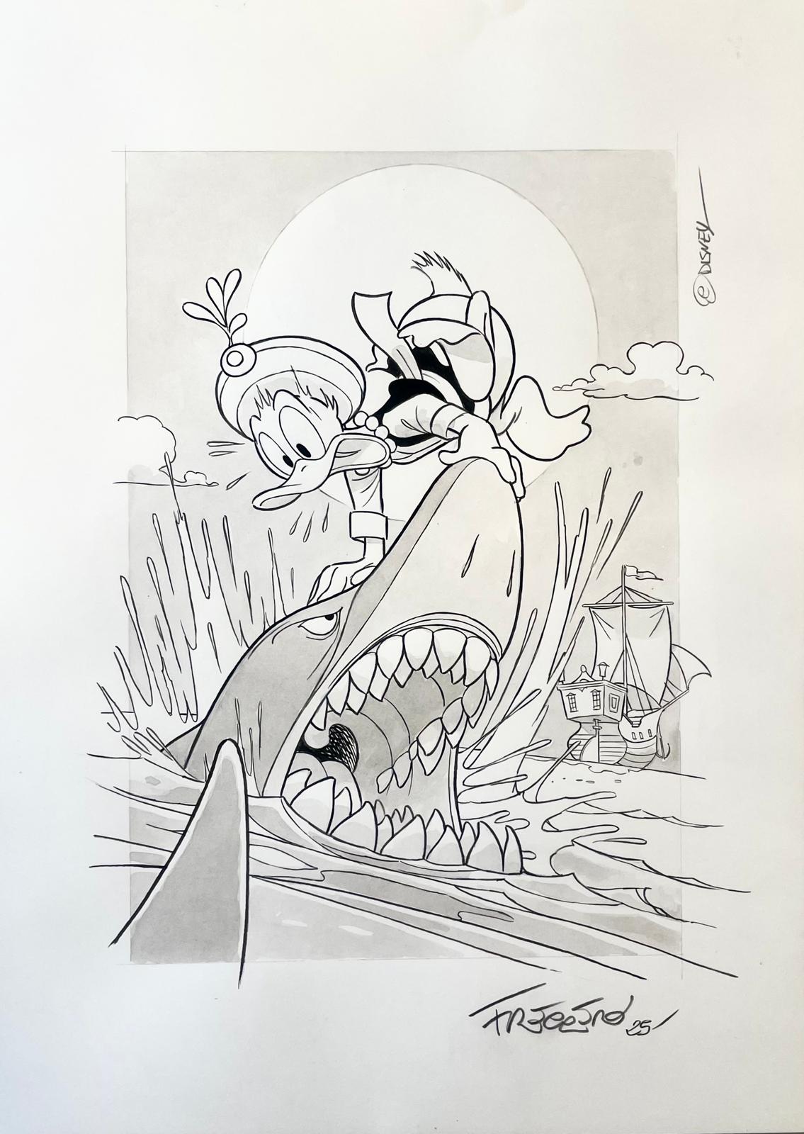Andrea Freccero – Copertina originale Sandopaper Ink + Grey