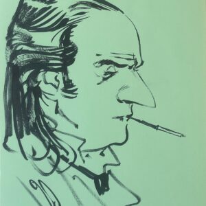 Carmine Di Giandomenico - Pinguino Ink drawing 29,5x21cm
