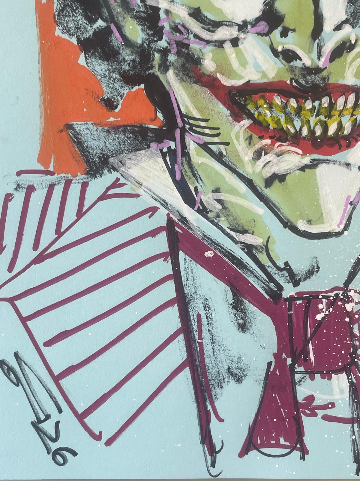 Carmine Di Giandomenico - Joker color drawing 29,5x21cm