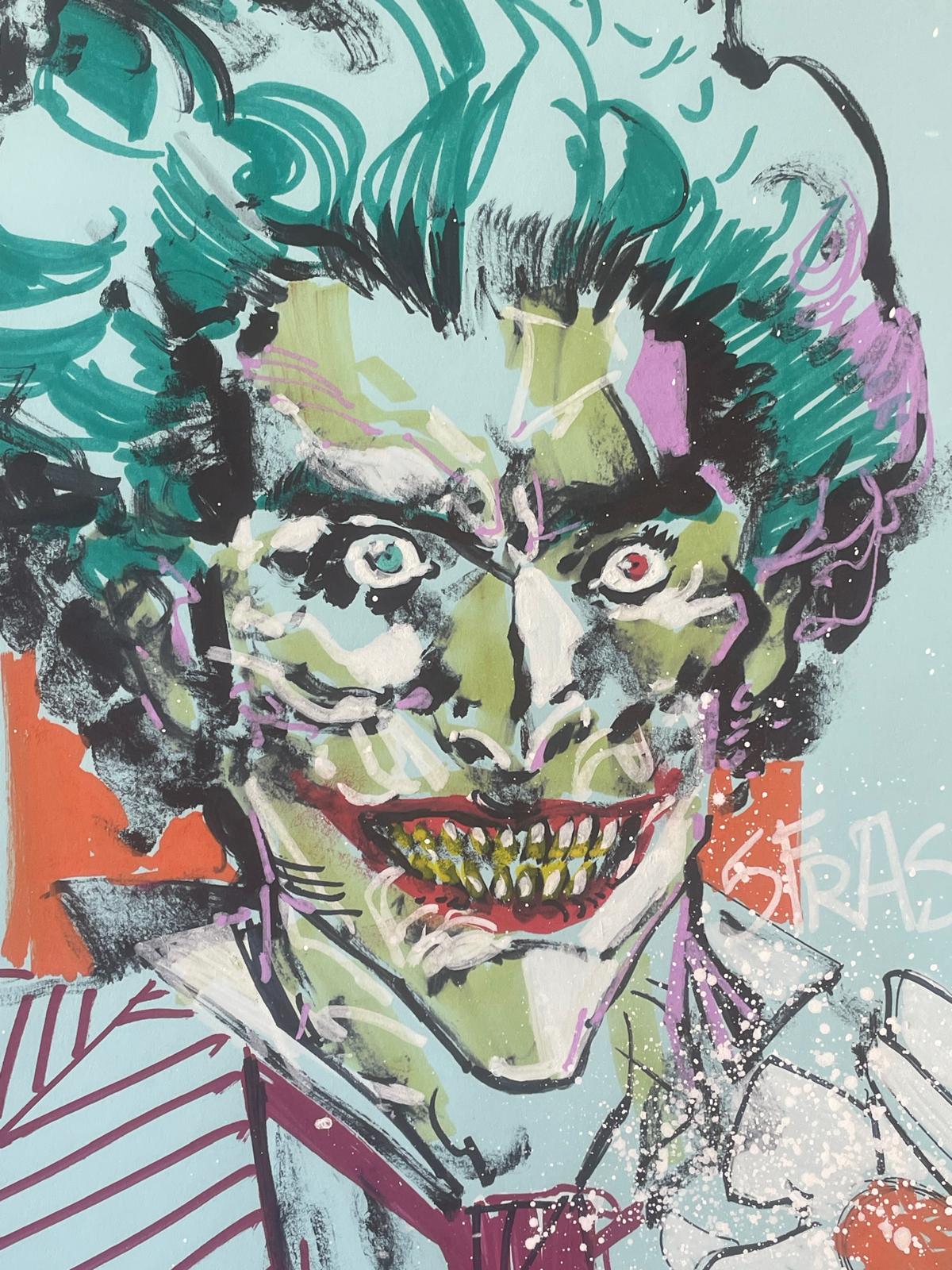 Carmine Di Giandomenico - Joker color drawing 29,5x21cm