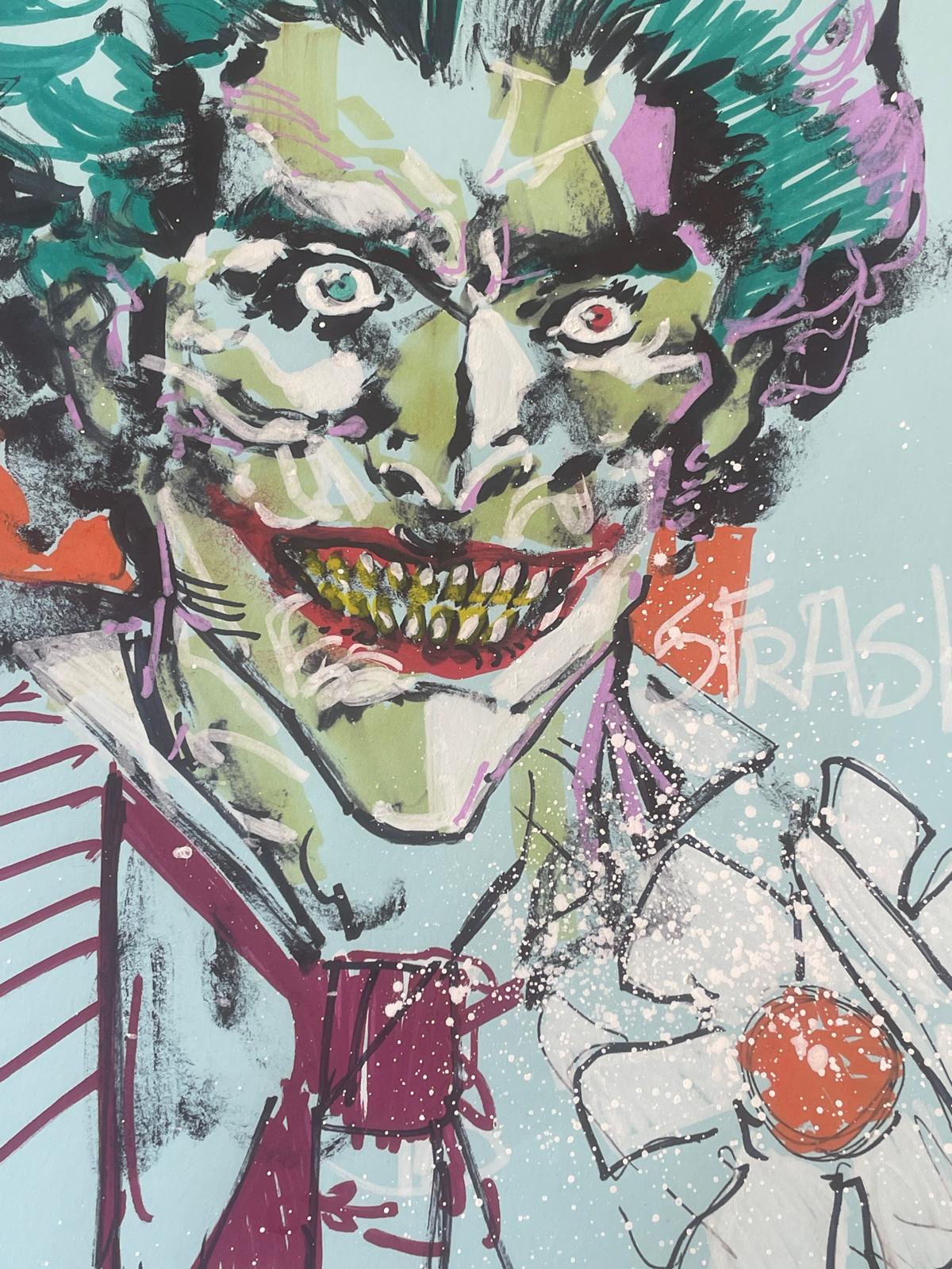 Carmine Di Giandomenico - Joker color drawing 29,5x21cm