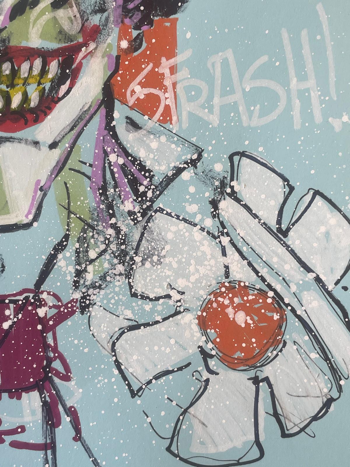 Carmine Di Giandomenico - Joker color drawing 29,5x21cm